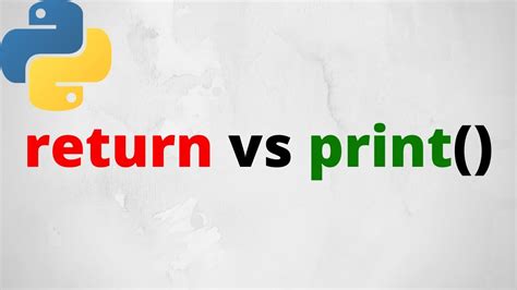 What is the Difference between Return and Print in Python: A Detailed Analysis